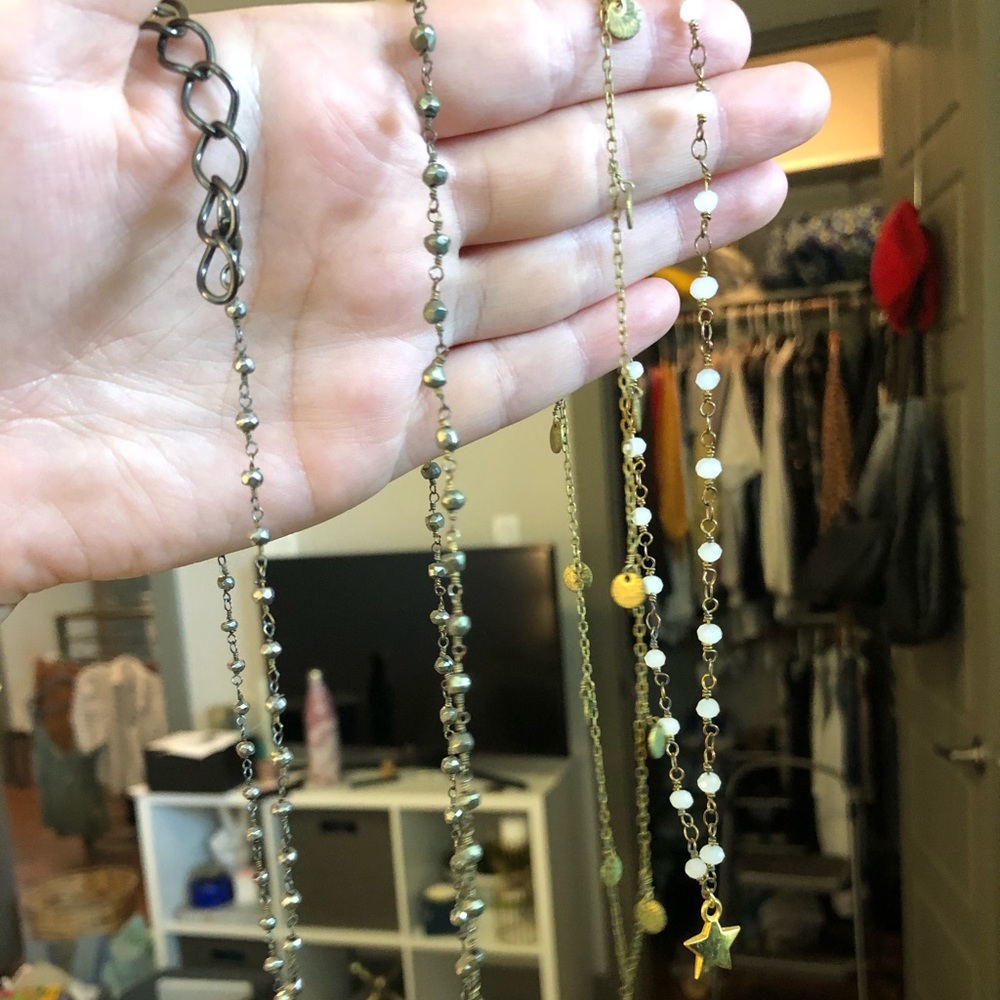 Set of four chokers